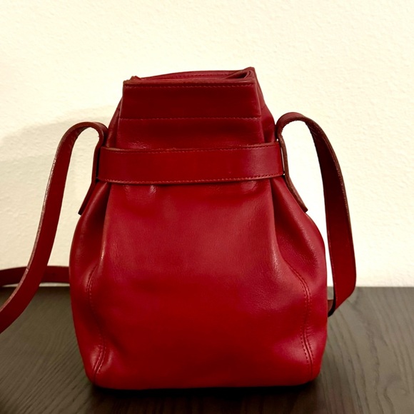 ❤️SOLD❤️Vintage Coach Red Soho Belted Pouch 4156 - Picture 3 of 10